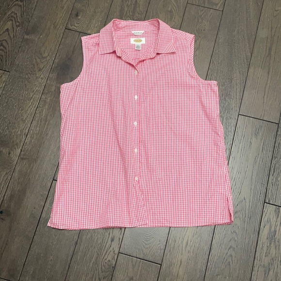 Checkered pin up style top Barbie pink style🌺⚜️ - Picture 3 of 8